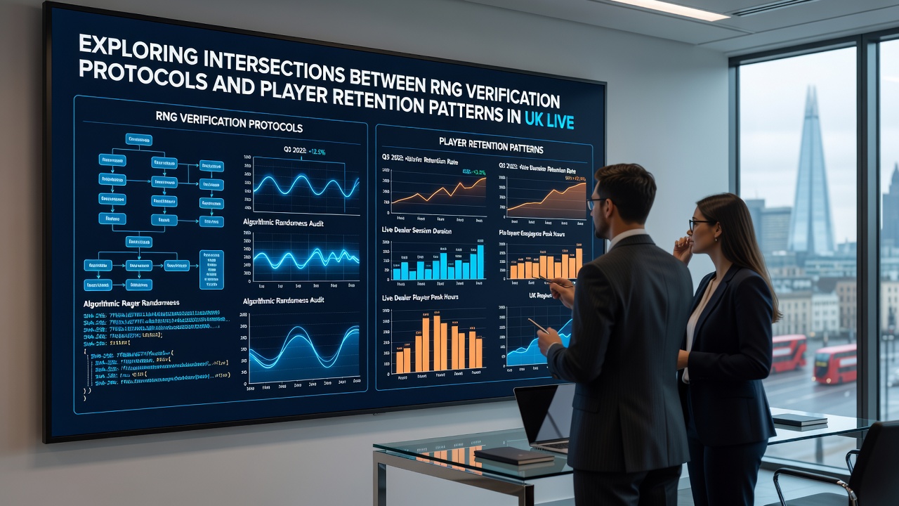Graph illustrating player retention rates before and after RNG verification updates in live blackjack environments